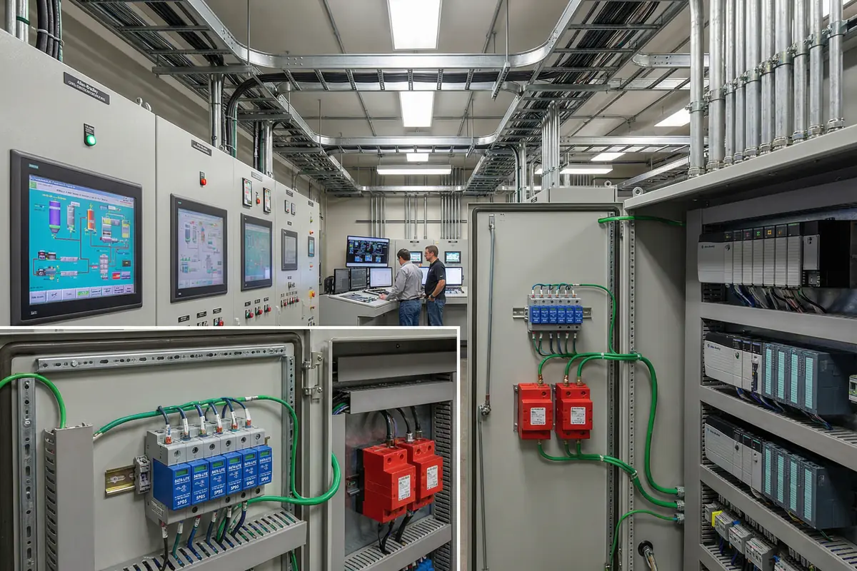 Industrial SCADA Control Room