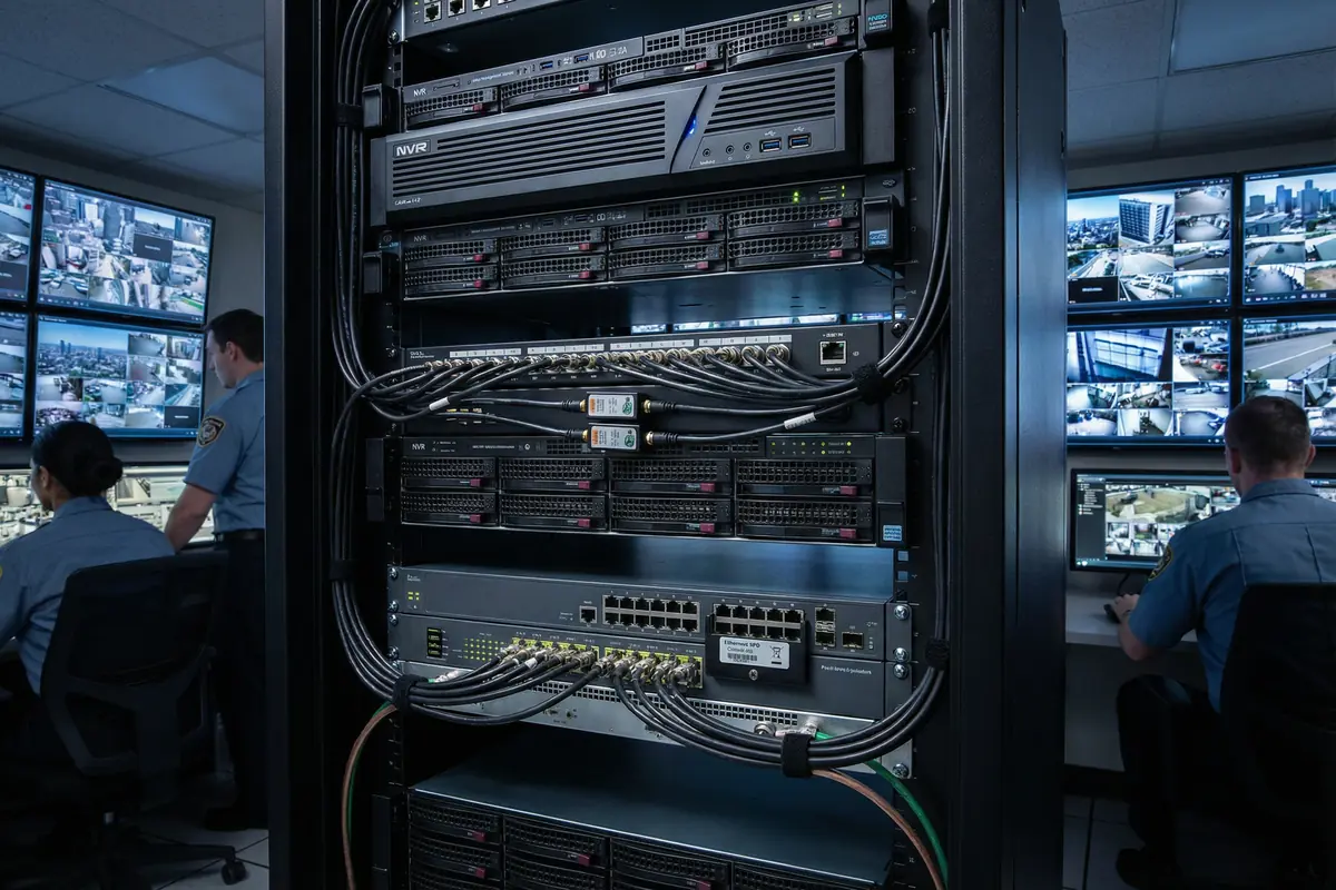 Security CCTV Control Room
